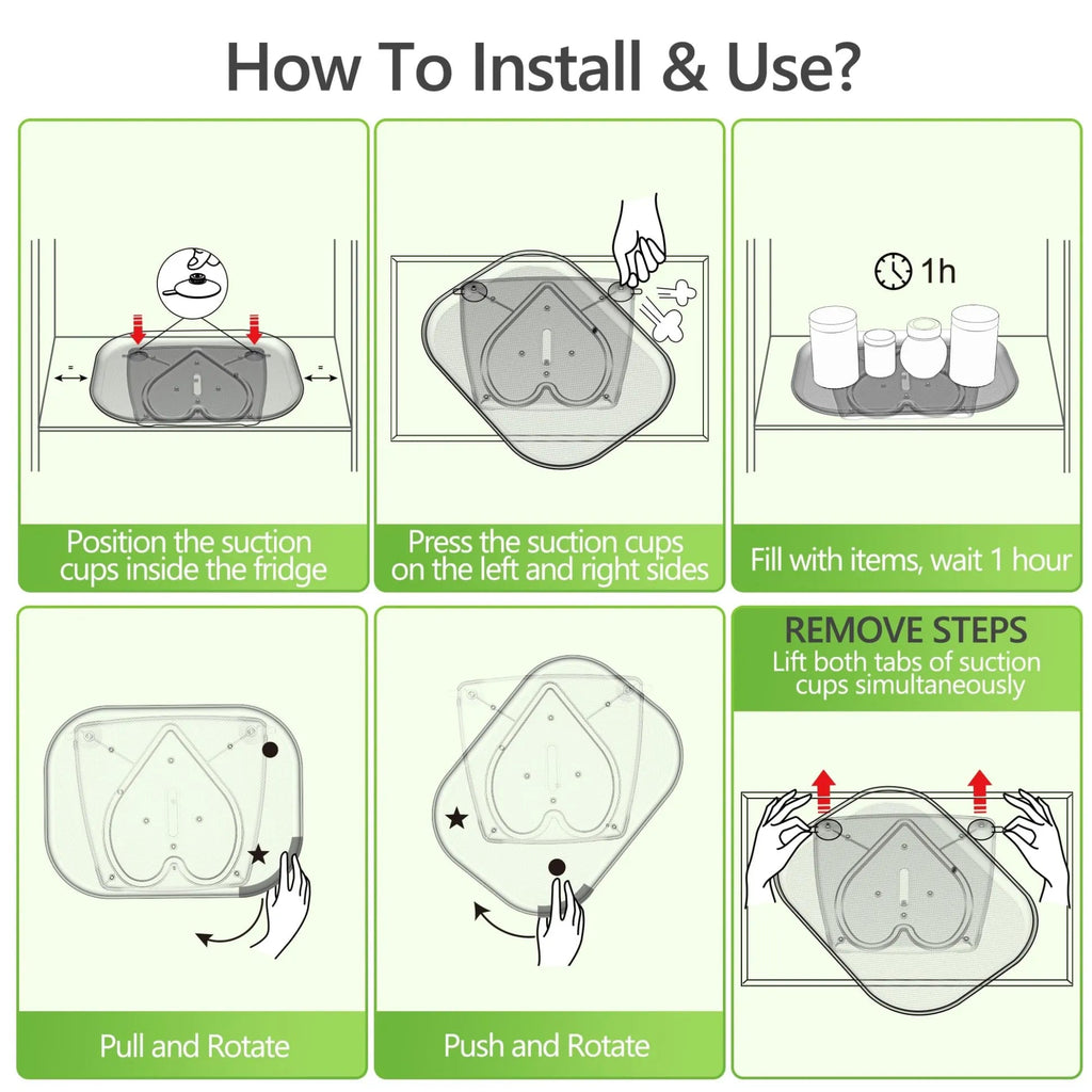 Rectangular plate for refrigerator