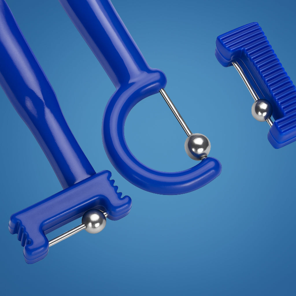3-Piece Tongue Tip Exerciser – Non-Slip Handle – Improves Speech & Swallowing Control