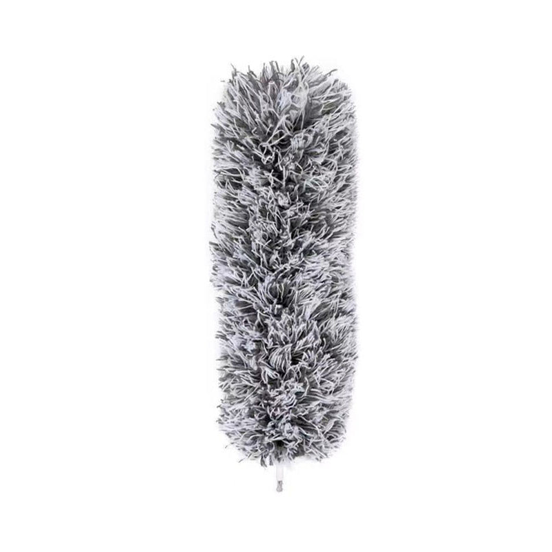 Extendable washable curved microfiber duster