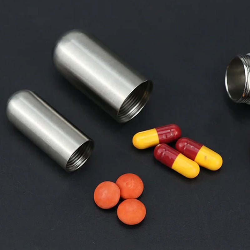 Portable Medication Box made of Stainless Steel