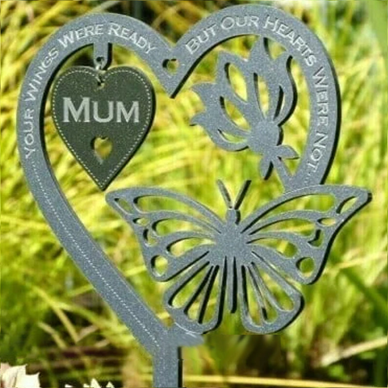 Memorial Gift Butterfly Ornament - Garden Memorial Plaque