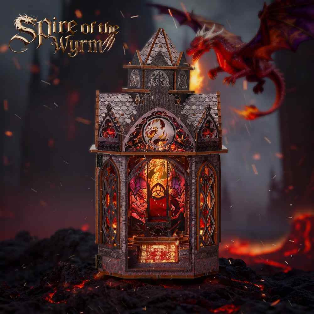 Spire Of The Wyrm DIY Book Nook Kit