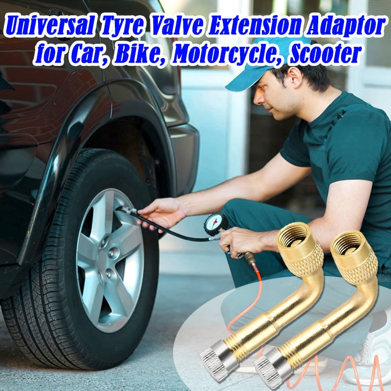 Universal Tire Valve Extension Adapter
