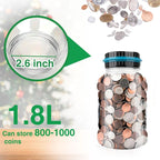 Electronic Piggy Bank Counter Coin Digital LCD Counting Coin Money