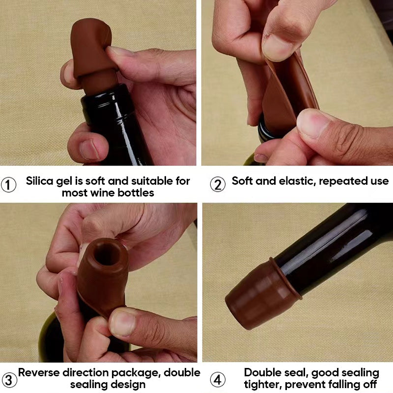 reusable sparkling wine bottle stopper