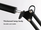 LED Foldable Long Arm Clip Eye Protection USB Reading Table Lamp