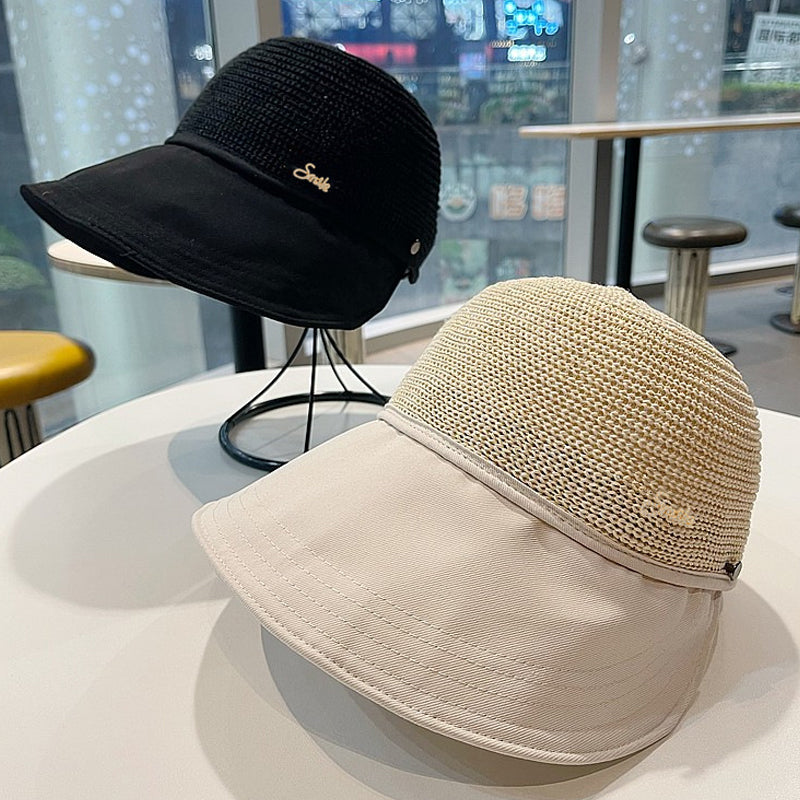 Women's sun hat with wide brim