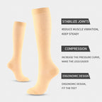 Elastic Compression Socks with Zipper