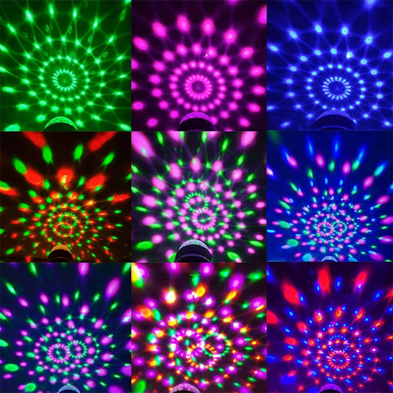 LED Disco Ball Colorful Rotating Lightbulb