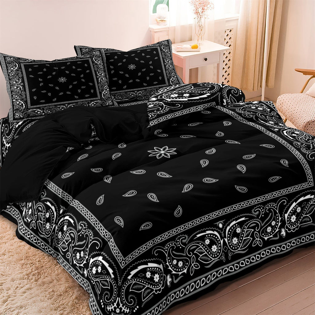 PaisleyAura - Floral Mandala Bedding Set