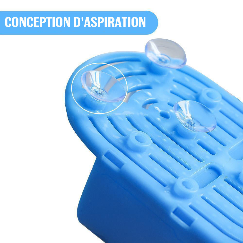 Foot cleaner for the shower