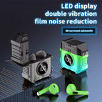 Noise-cancelling Digital Display Bluetooth Headphones