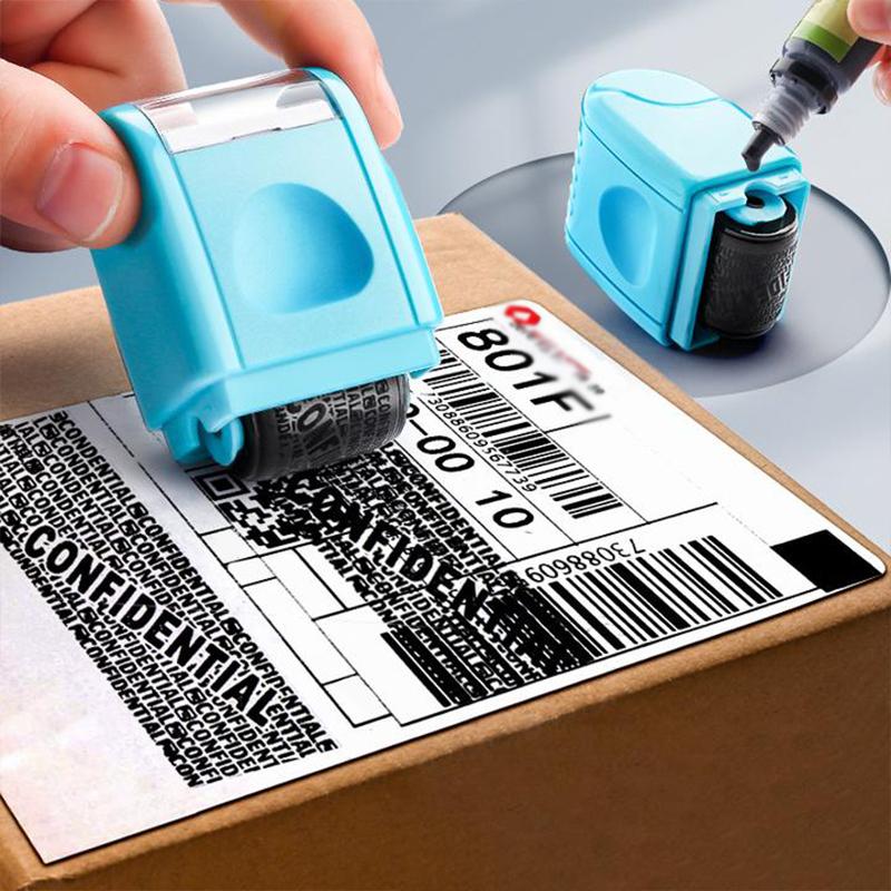 Data protection seal roller stamp