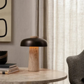 Luxury Travertine LED Table Lamp