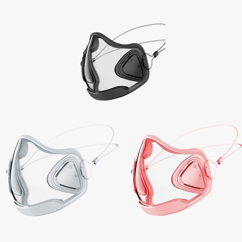Transparent and reusable face shield