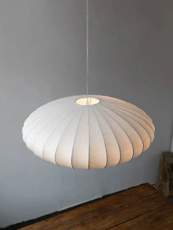 SilkCrown - Silk Pendant Lamp with Crystals