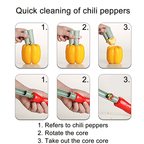 2-in-1 Fruit Pepper Corer
