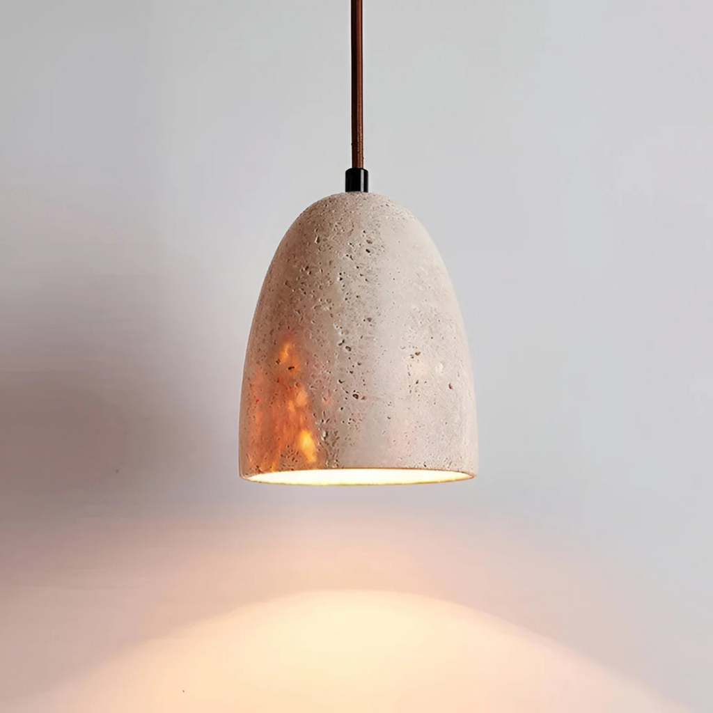 Retro Travertine Pendant Lamp