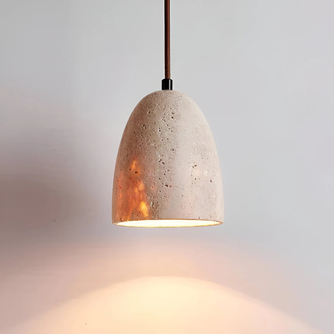 Retro Travertine Pendant Lamp