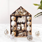 Christmas Ball Ornaments with Hanging Hooks, Multi-Piece Sets