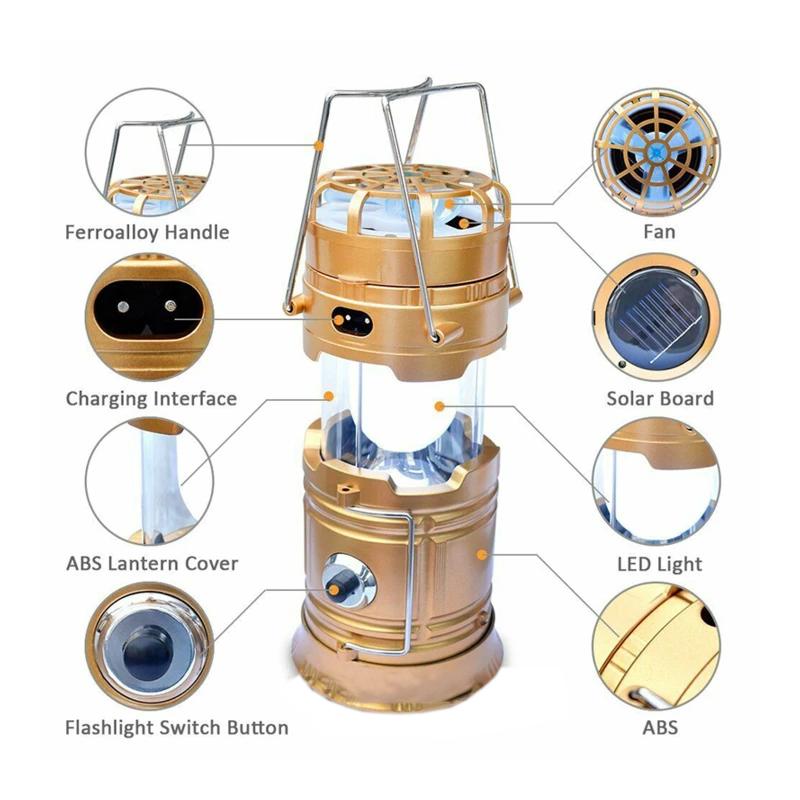 6 IN 1 Multifunctional Camping Lantern