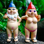 Cheeky Garden Gnome Funny Statue