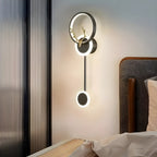 Elegant double wall light for minimalist and atmospheric lighting at home