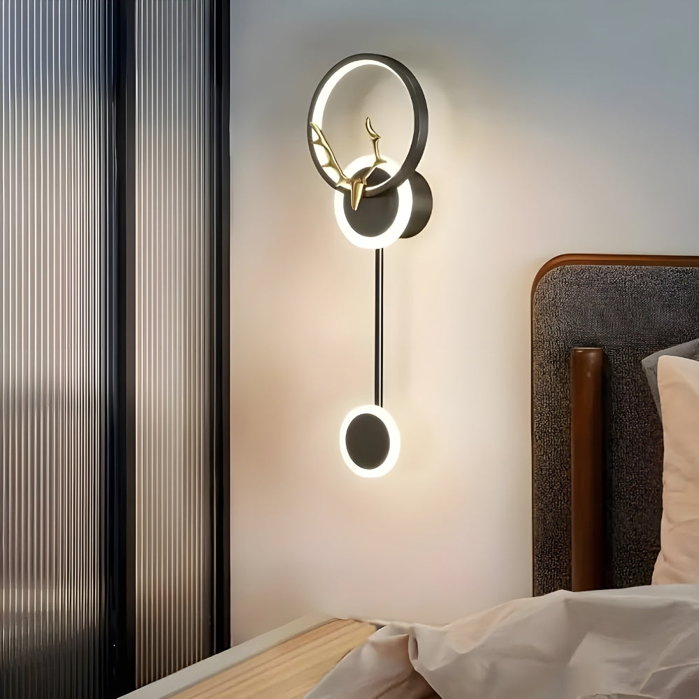 Elegant double wall light for minimalist and atmospheric lighting at home