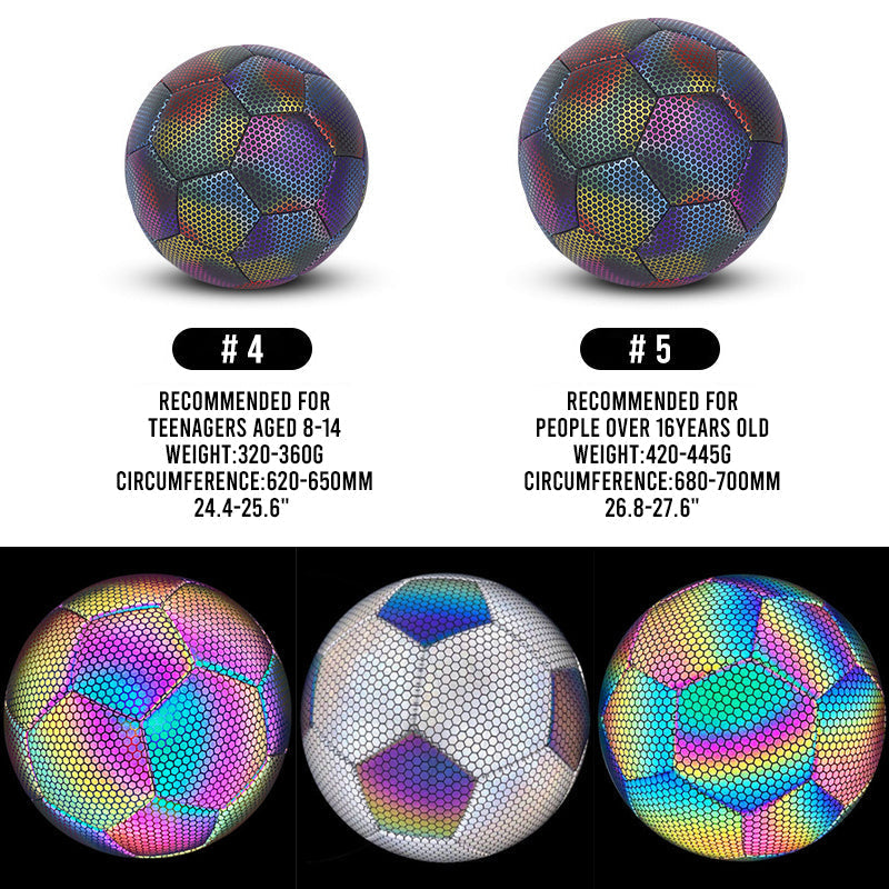 Reflective Glowing Soccer Ball