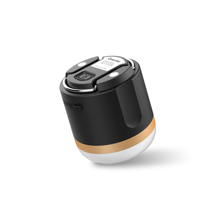 Portable LED Camping Lamp with Power Bank – Rechargeable, USB Connection, for Outdoor & Emergencies