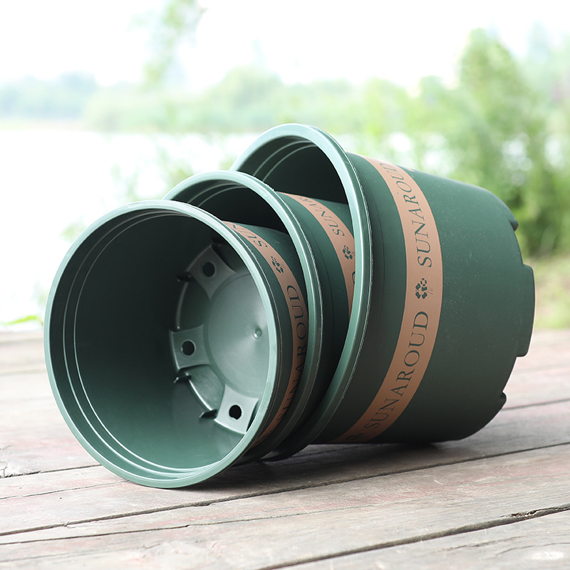 Robust Plant Pot Made of Plastic – Weatherproof Flower Pot for Garden and Balcony