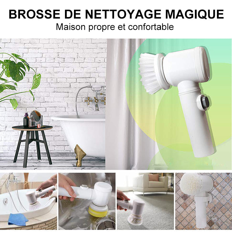 Multifunctional electric cleaning brush