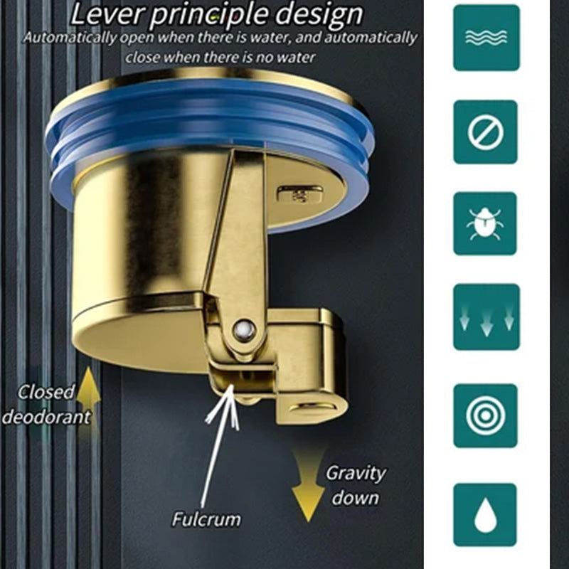 Fall Pipe Universal Brass Floor Drain Core
