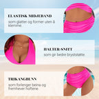 Bikini set with tummy control and high waist style