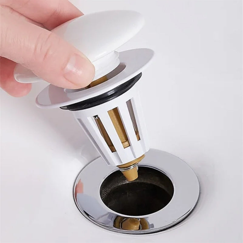 Ceramic Sink Pop-Up Bounce Drain