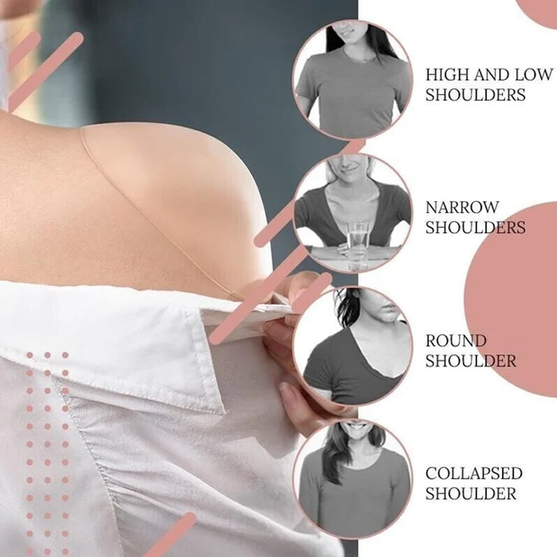 NATURALLY SOFT NON-SLIP SHOULDER PADS