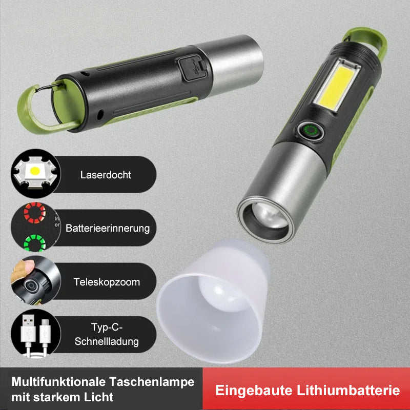 Multifunctional outdoor flashlight for adventures