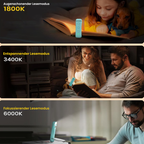 Portable LED reading light to clip on