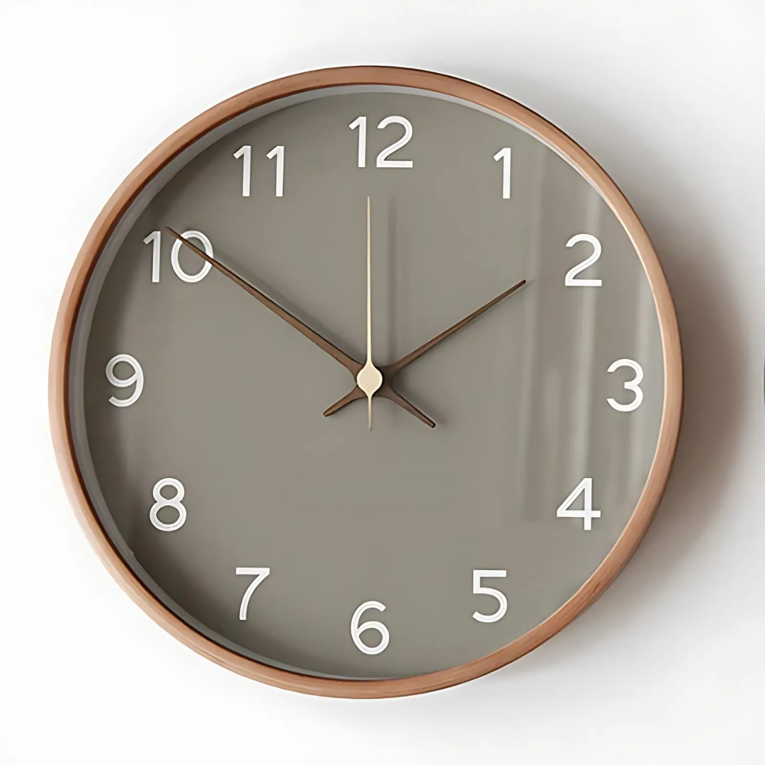 Modern Wooden Wall Clock