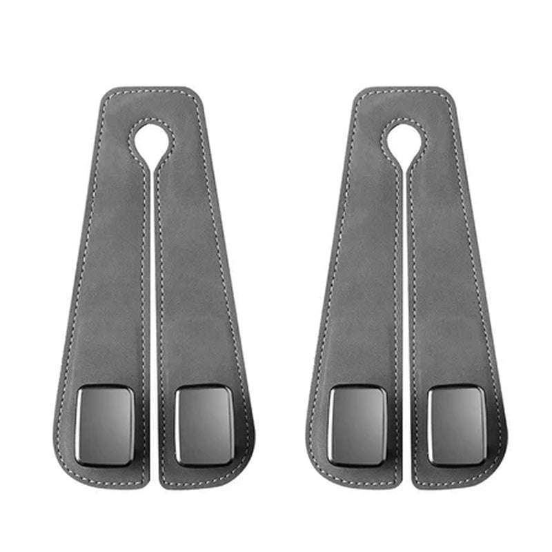 Car seat back double hook