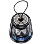 Mini Wireless TWS Speaker, with Bluetooth5.0, Stereo Sound, IPX6 Waterproof & Cool Light, for Car, Home, Office & More (1-Pack)
