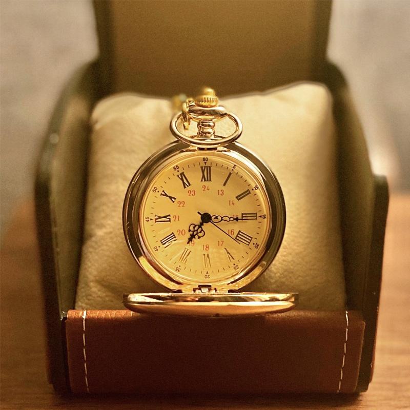 To my son quartz pocket watch