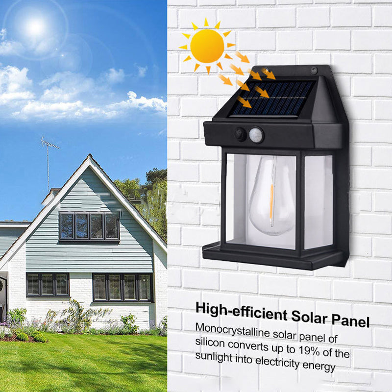 Solar Wolfram Wall Light