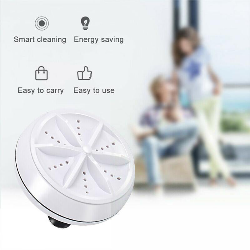 Ultrasonic Portable Dishwasher And Laundry Piece