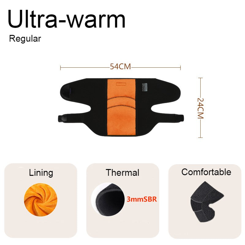 Far Infrared Thermal Knee Warmer, with Super Warm Fabric & Bionic Carapace Design, for Winter, Travel & Outdoors