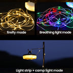Outdoor waterproof portable storage fairy lights
