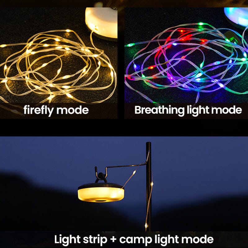 Outdoor waterproof portable storage fairy lights