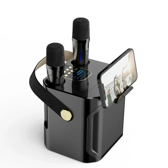 SoundJoy Karaoke Speaker – Portable Bluetooth Boombox with 360 Surround