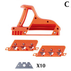 Hand planer drywall cutter