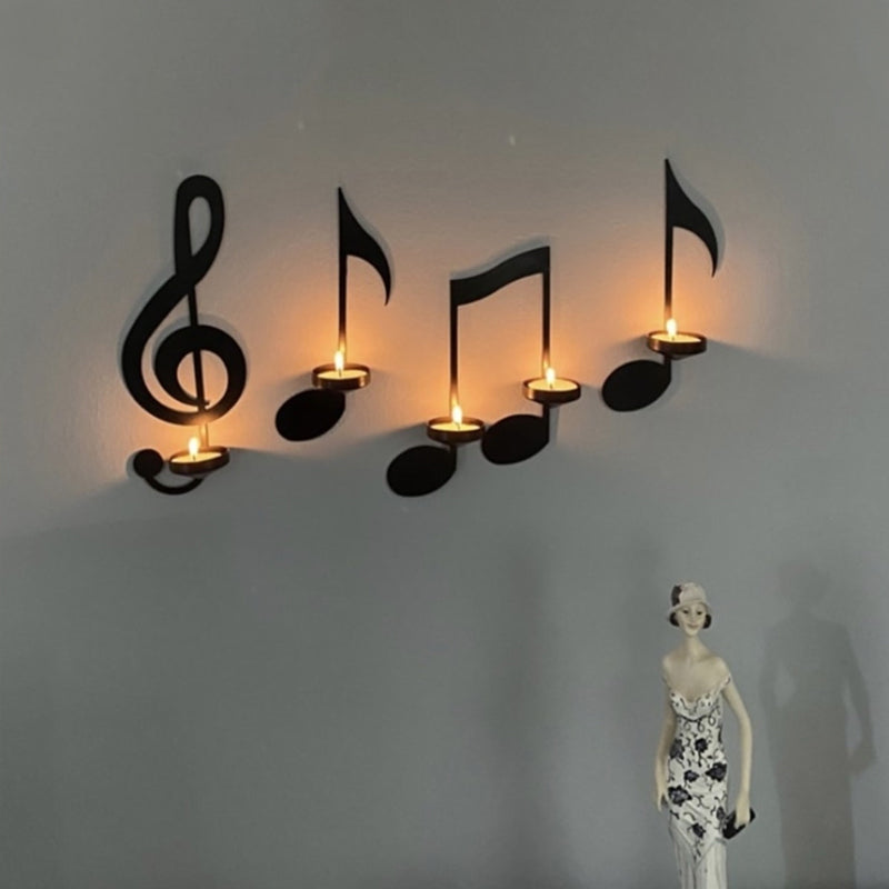 🎼Black Musical Note Wall Light